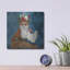  «Fox and Hen» par Heather Gauthier, art mural en métal, 12 po x 12 po-818477568