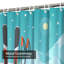 Rideau de douche style montagne avec 12 crochets-1531530344