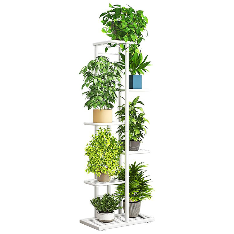 Plant Stand 6 Tier, White