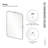 Trinity 22 in. x 40 in. Square Radius Mirror-90628736