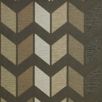Zeppelin- Chevron Pattern Cotton Blended Texture Upholstery Fabric By The Yard