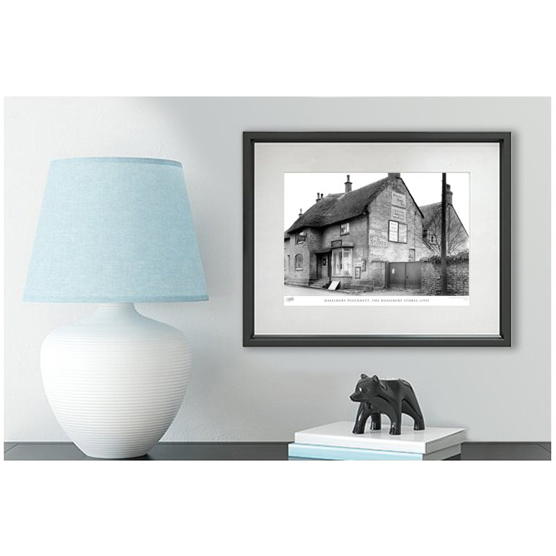 Haselbury Plucknett, The Haselbury Stores C1955 - Single Picture Frame Print, 40cm H x 50cm W x 2.3cm D