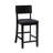 Keyesport Solid Wood Counter & Bar Stool with Faux Leather Cushioned Seat-1563302921
