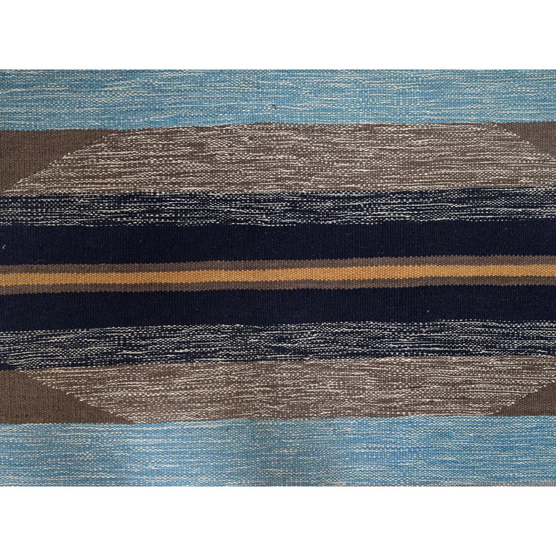 Tapis oriental tissé à la main bleu clair à motif géométrique tissé à la main 8 pi 2 po x 9 pi 7 po bleu clair 8 pi 2 po x 9 pi 7 po