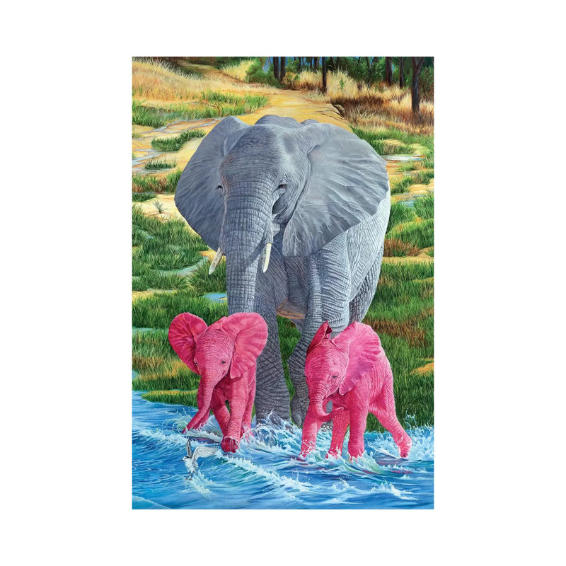 Double Trouble by Laura Curtin - Wrapped Canvas Painting, 20.32 cm H x 30.48 cm W