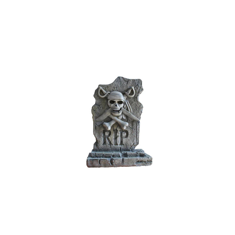 Statue de pierre tombale pirate First Mate