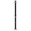 Outdoor Solar shower Black PVC and Aluminium Shower Cylindrical Heated