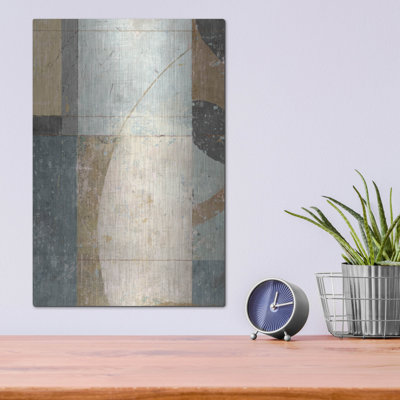 Wrought Studio™ 'Complementary Angles 1' by Suzanne Nicoll, Metal Wall Art,