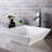 Dcolora 16'' White Ceramic Square Bathroom Sink
