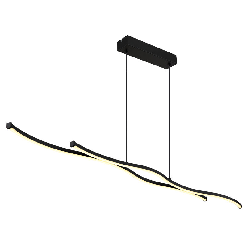 Darreus 1 - Light Matte Black LED Pendant