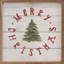 Merry Christmas Tree Whitewash-678287947