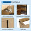 60" Freestanding Bathroom Cabinet – 4 Soft-close Doors, 3 Open Storage Racks, Kd-packing (vanity Only, No Sink)