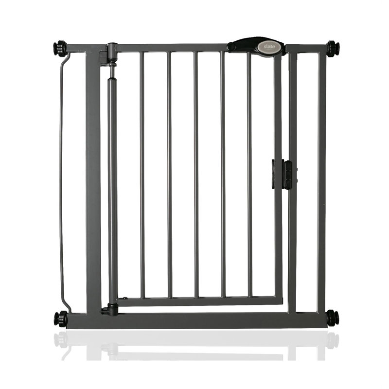 Safety Gate, 75cm - 82cm, Slate Grey