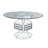 Round Glass Top Dining Table