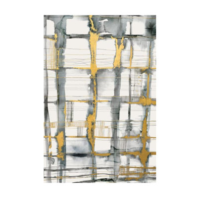 Golden Lines II Painting by Emma McCartney