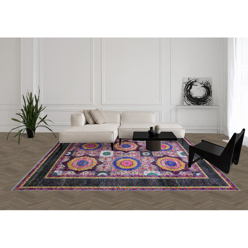 Moroccan Area Rug, Rectangle 5' x 8'