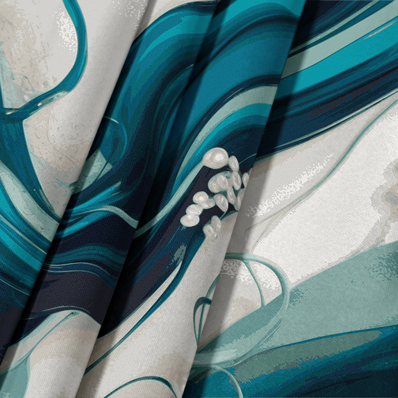Tapisserie murale «Lyrical Abstraction 89», 26 po x 36 po