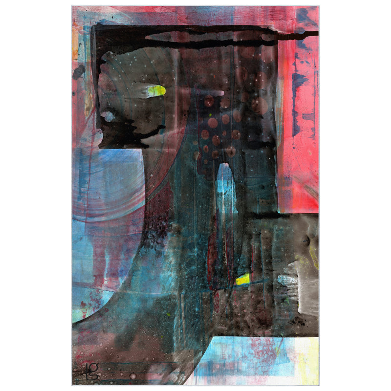 Switching Directions Washable Abstract Area Rug, Power-loomed, Softness with Non-Slipping Backing