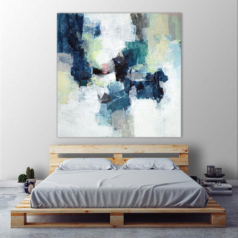 «Dabber On Canvas» par Daleno, reproduction d'art, H 54 po x l 54 po x P 1,5 po