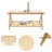 Adalheida Glass Top Single Coffee Table