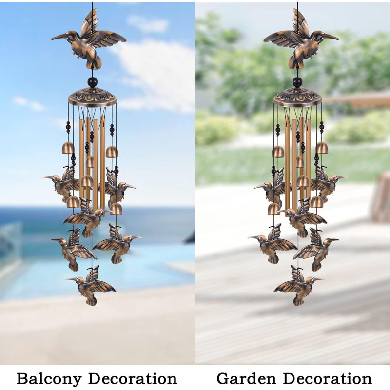 Carillon de jardin colibri