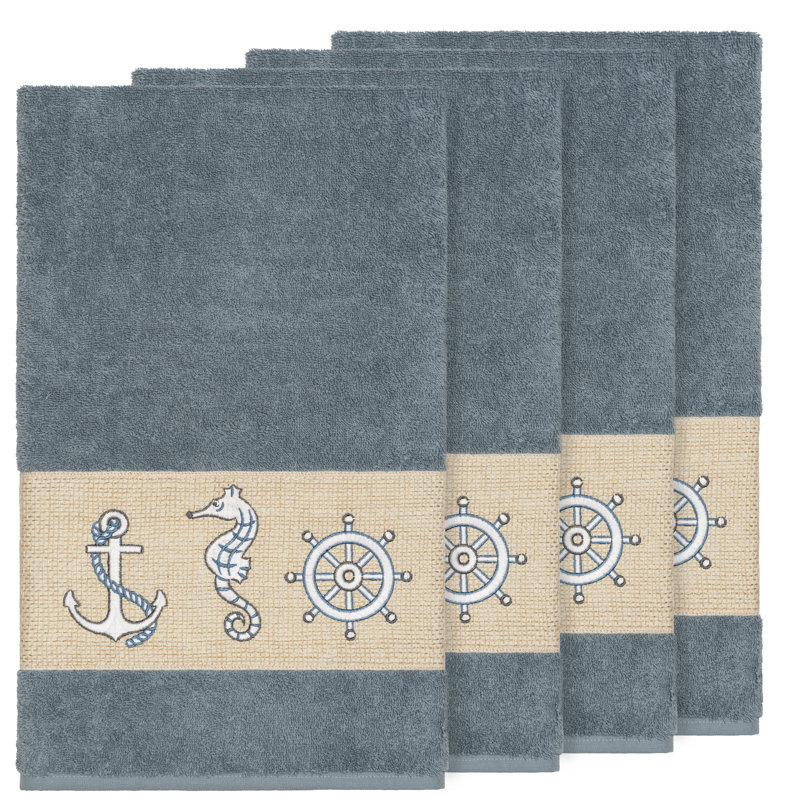 Easton Turkish Cotton Midweight Bath Towel, Teal