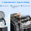 Machine à glaçons de comptoir Giantex, 26 lb / 24 heures, 9 cubes en 6 minutes, machine à glaçons portative avec fonction autonettoyante-86707318