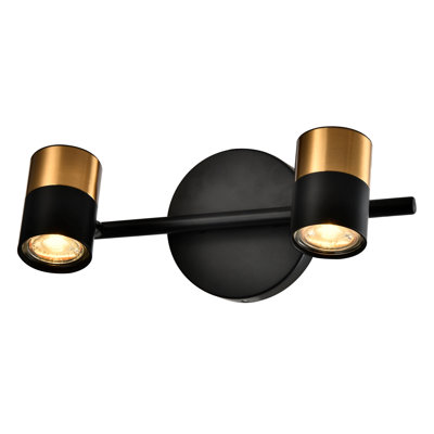 Ensemble de rail d'éclairage 2 lumières Charlles