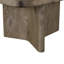 Table basse gigogne en chêne noueux anglais - Deux pièces avec bords arrondis et plateaux de forme libre, profondeur 127 cm, largeur 76 cm, hauteur 44,7 cm, poids 58 kg de chêne, plateaux aux bords organiques, profond et large.