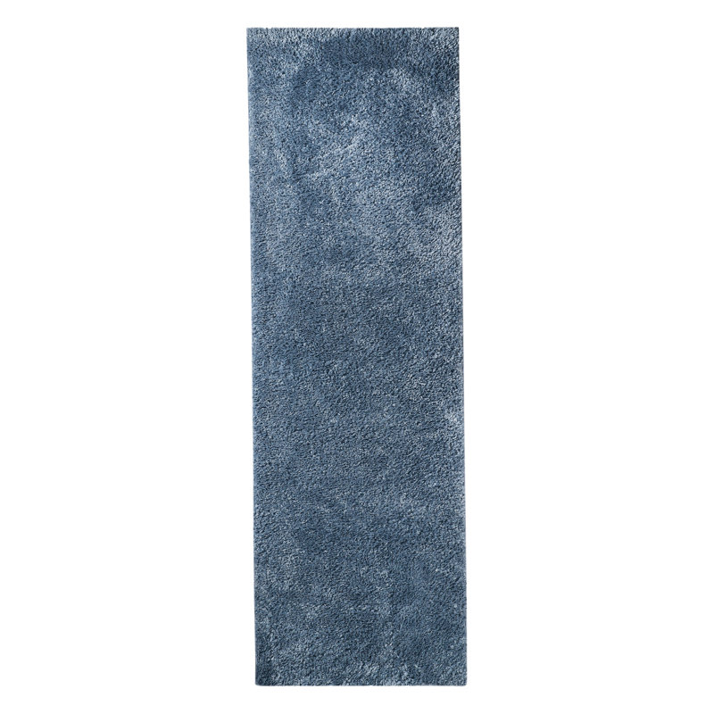Arabella Plush 2.6 x 7 Shag Fuzzy Soft 100% Polypropylene Runner , Runner 2'7" x 8'