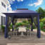 11 pi. X 11 pi Pavillon de jardin portatif avec moustiquaire-101209004