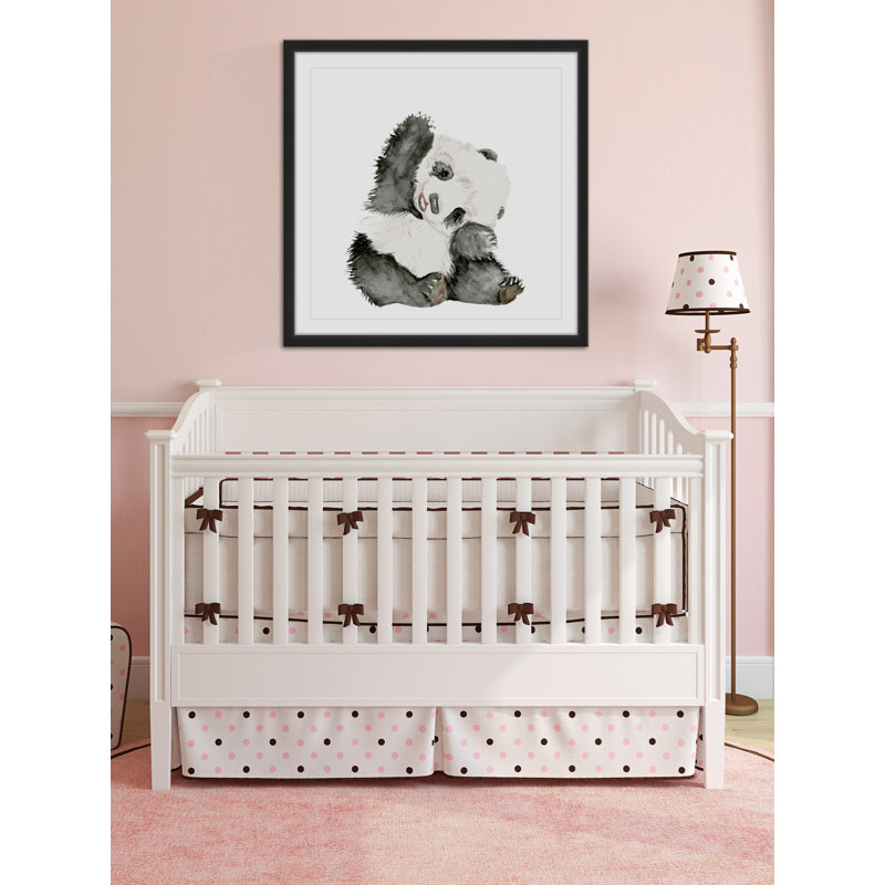 «Clea Baby Panda I», reproduction encadrée, H 12 po x l 12 po x P 1,5 po