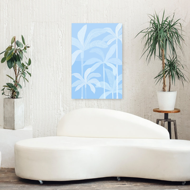 Palmier serein, palmiers tropicaux minimalistes, H 36 po x l 24 po