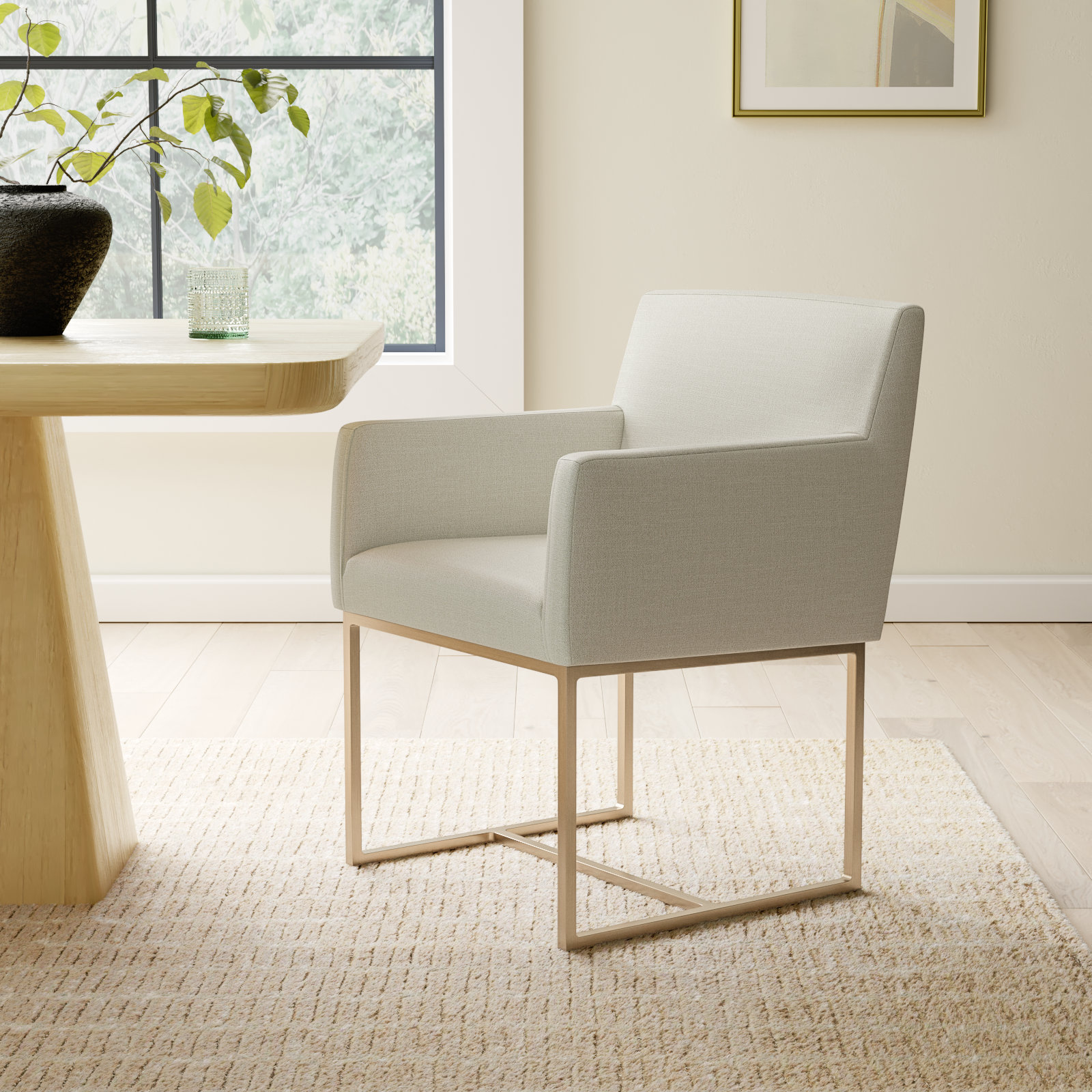 Tahara Linen Dining Armchair