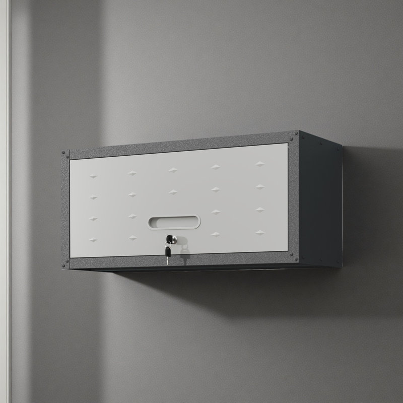Heavy Duty Metal Wall Mounted Tool Storage Cabinet Steel Metal Garage Storage Cabinet For Garage Workshop Assembly Required