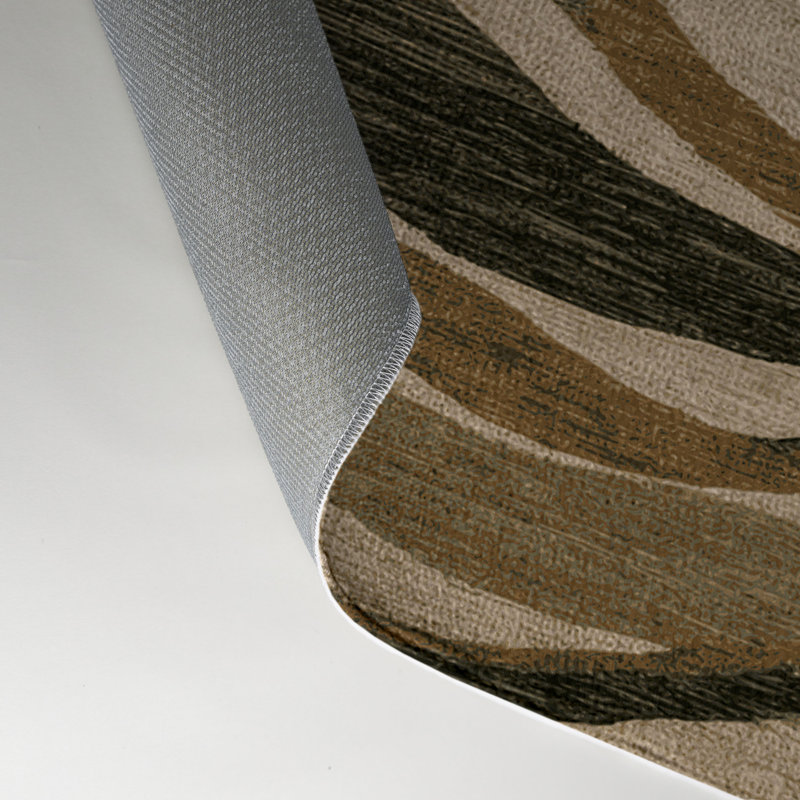 Tapis d'intérieur et d'extérieur brun Nature, Rectangle 5 pi x 7 pi