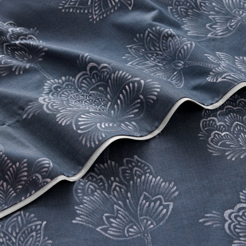 Nocturne Percale Flat Sheet, Queen Flat Sheet