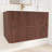 29.92 In. W X 18.31 In. D X 20.4 In. H Single Sink Wall-Mounted Bath Vanity In Deep Walnut With White Ceramic Top