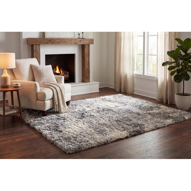 Loretta Abstract Indoor Rug, Rectangle 6'7" x 9'6"