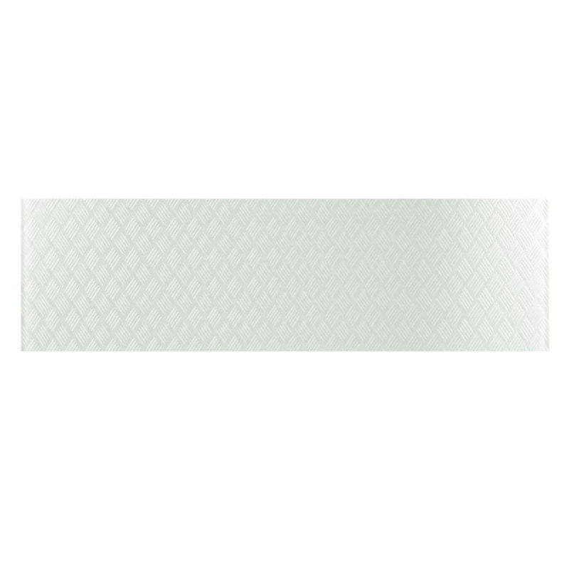 Elements Slip Resistant 4 in. x 12 in. Textured Glass Straight Edge Subway Floor Tile, Turquoise
