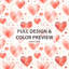 Ensemble de literie 5 pièces Teens Love - Ensemble de housse de couette et de coussins Comfort Cozy Hearts-124207886