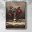 Impression florale vintage encadrée LXVII - bois massif-1965579999