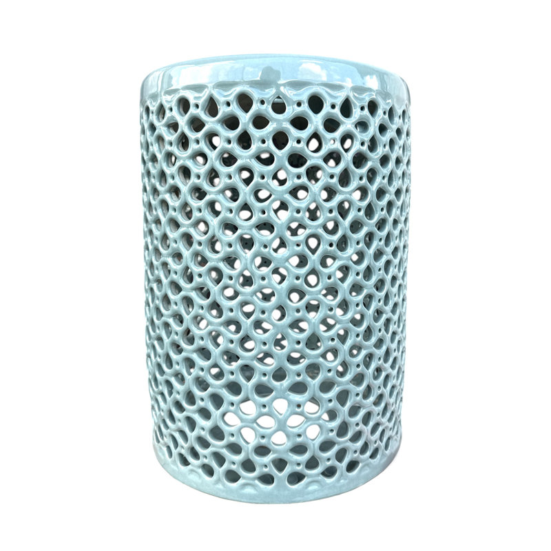 Lanie Garden Stool, Celadon