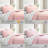 Southshore Fine Linens Vilano Oversized Quilt Set, Double-Brushed Microfiber Lightweight Quilted Bedding and 2 Pillow Shams, Full/Queen, Pastel Pink-1048792251-1001114977