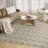 Dkny Pure Purl 7'9" X 9'9" Denim Ivory Modern Indoor Rug-126046974-125374546