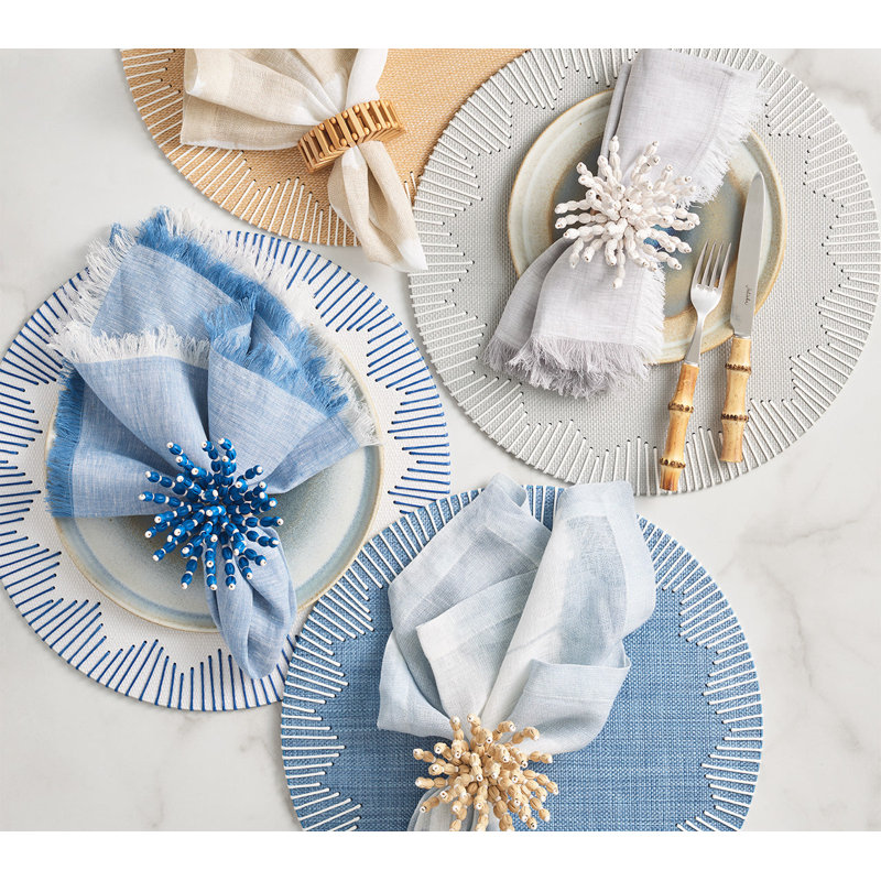 Dreamweaver Placemat, Natural/White