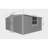 New Outdoor Storage Shed Has Two Functions: Metal Shed And Firewood Shed 13 Ft×11 Ft , More Suitable For Winter-118182009