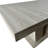 Rectangular extendable dining table, suitable for 6-10 people, with veined travertine pattern, dimensions 160-200 cm, simple and elegant.