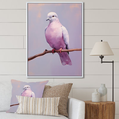 Colombe polie II sur toile