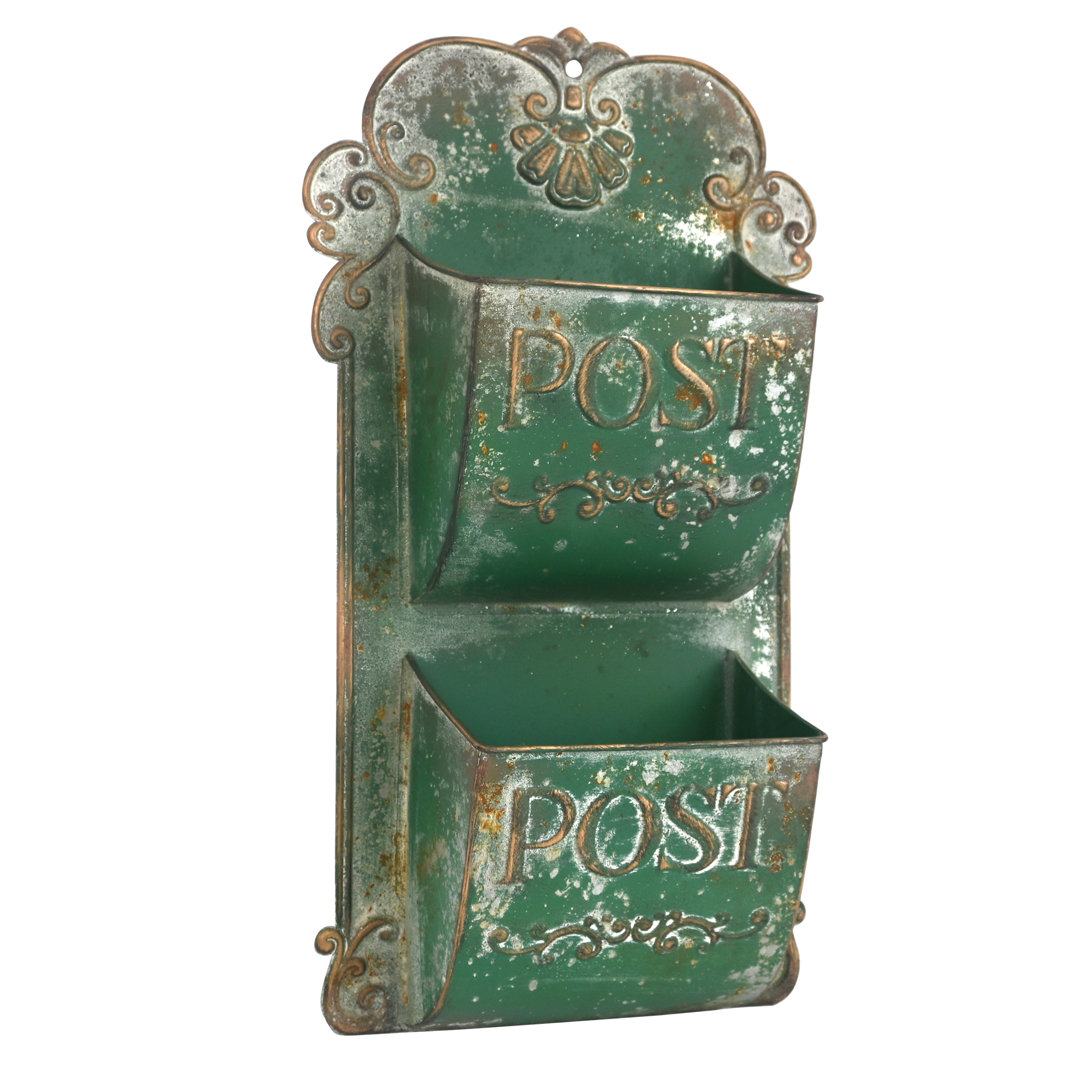 Vintage Metal Wall Planter for Outdoor/Indoor Plants All Chic 